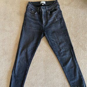 Agolde High Rise Nico Crop Jeans Size 27